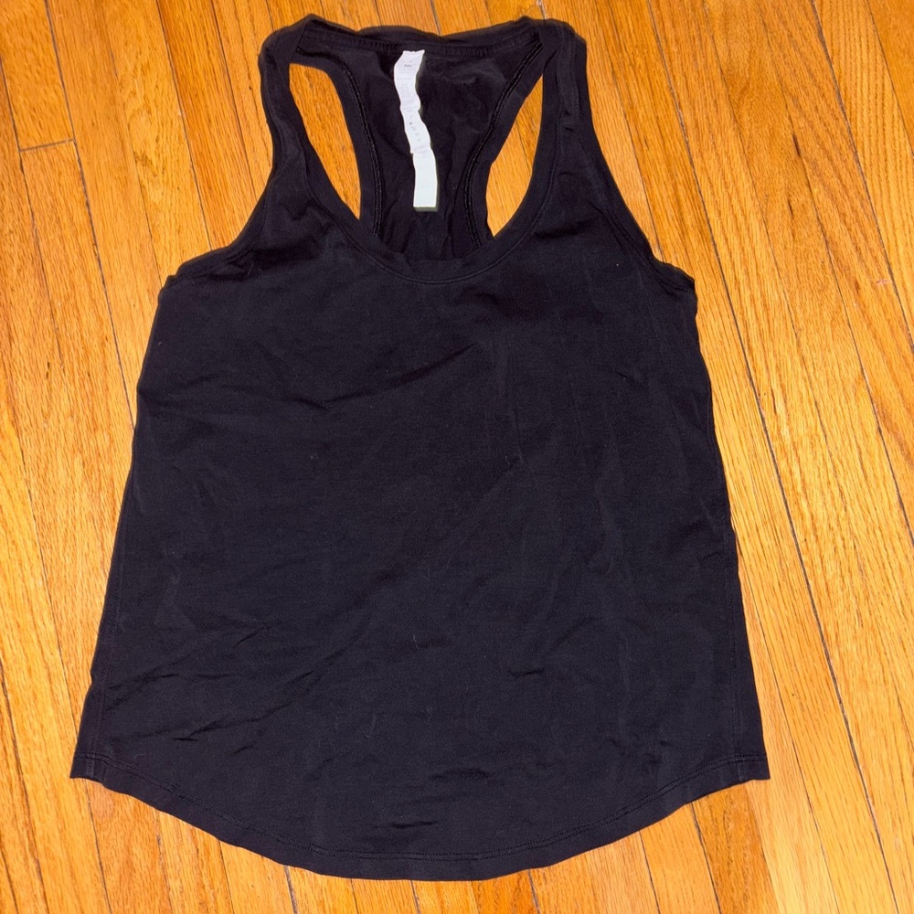 lululemon athletica Black Racerback Tank Top